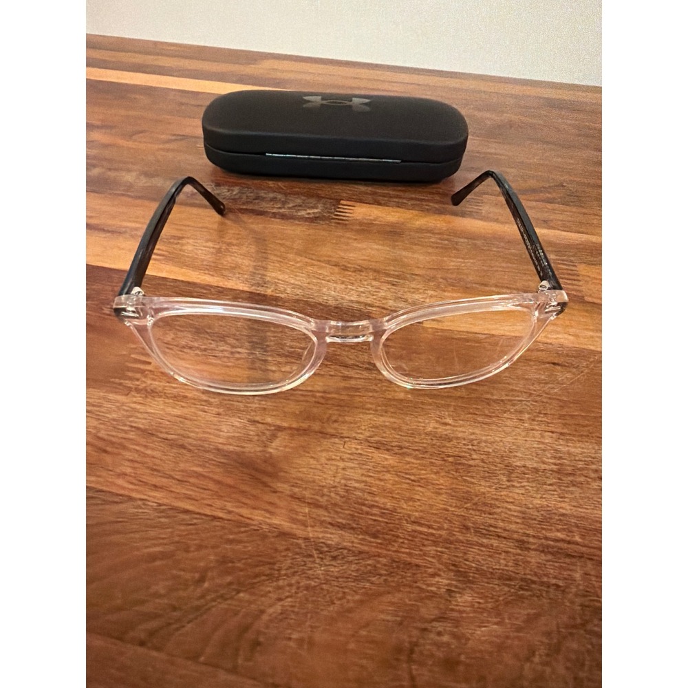 Taylor Madison Eyewear Bob 124 Clear Tortoise Shell Frames with Under Armor Case